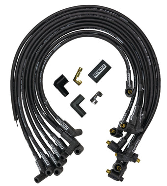 compare product Moroso Chevrolet Big Block Ignition Wire Set - Ultra 40 - Unsleeved - Non-HEI - Under Header - Black
