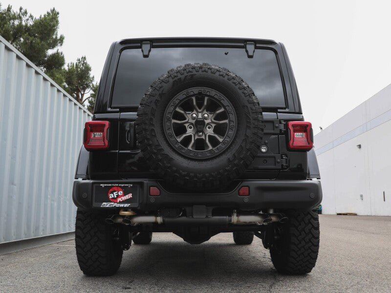 aFe 21 - 22 Jeep Wrangler JL Vulcan Series Stainless Steel Cat - Back Exhaust System - My Store