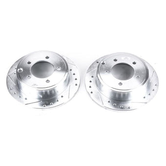 compare product Power Stop 11-14 Chrysler 200 Rear Evolution Drilled & Slotted Rotors - Pair