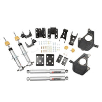 Belltech LOWERING KIT 16.5 - 17 Chevy Silverado All Cabs 4WD 2inF/4inR - My Store