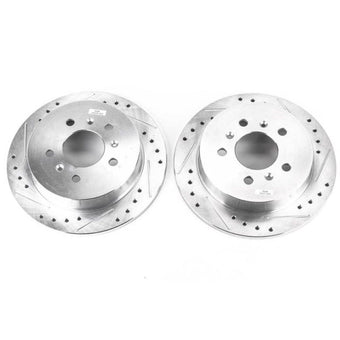 compare product Power Stop 08-09 Buick Allure Rear Evolution Drilled & Slotted Rotors - Pair