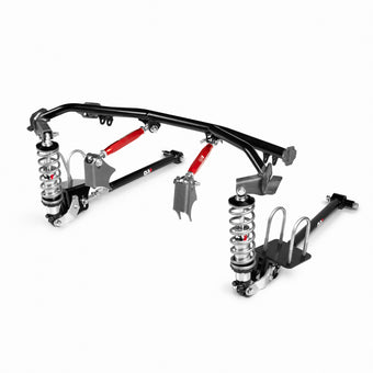 compare product QA1 67-69 GM F-Body Double Adjustable Rear Four Link Suspension System