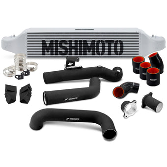compare product Mishimoto 2022+ Honda Civic 1.5T Intercooler Kit - Silver Intercooler - Black Pipes