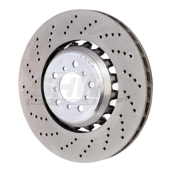 compare product SHW 19-21 BMW M2 Competition 3.0L w/o Ceramic Brakes Left Front Drilled LW Brake Rotor (34118072017)
