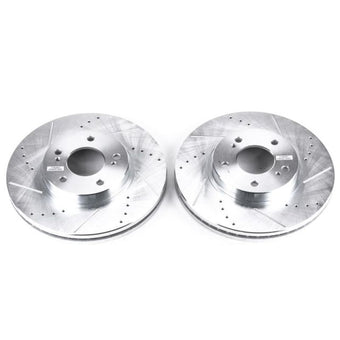 compare product Power Stop 97-01 Infiniti Q45 Front Evolution Drilled & Slotted Rotors - Pair
