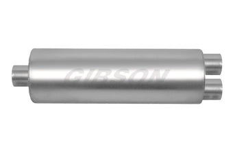 compare product Gibson SFT Superflow Center/Dual Round Muffler Stainless