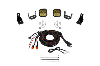 compare product Diode Dynamics 2022+ Ford Maverick SS3 Sport Stage Series Ditch Light Kit Pro Yellow Combo