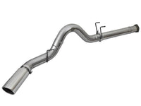 aFe LARGE BORE HD 5in 409 - SS DPF - Back Exhaust w/Polished Tip 2017 Ford Diesel Trucks V8 6.7L (td) - My Store