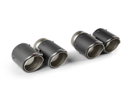 Akrapovic 2024+ BMW M5 (G90,G99) Round Carbon Fiber Tail Pipe Set - My Store