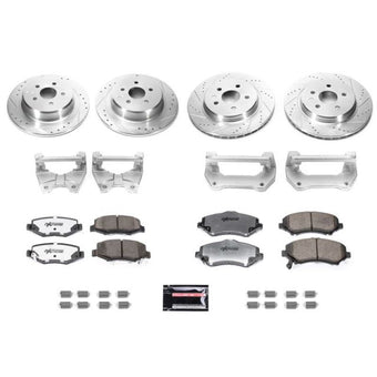 compare product Power Stop 07-17 Jeep Wrangler Front & Rear Big Brake Conversion Kit
