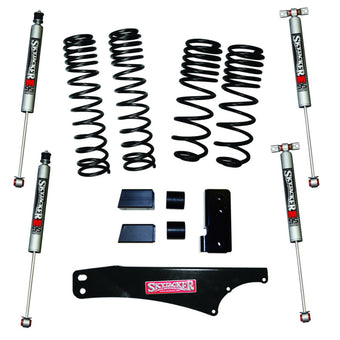 compare product Skyjacker 2007-2018 Jeep Wrangler JK 4 Door 4WD Long Travel 2in-2.5in Lift Kit w/M95 Monotube Shocks