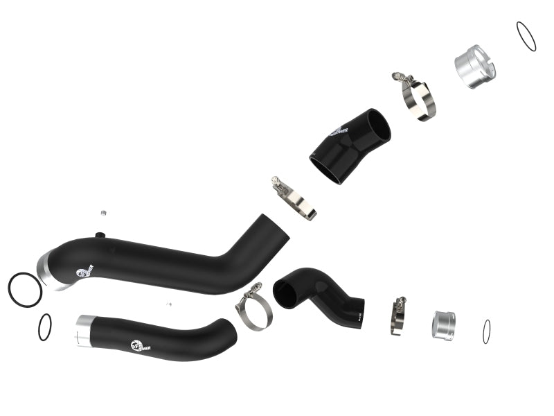 aFe BladeRunner Black Intercooler Hot & Cold Side Tubes Combo 19 - 20 GM Trucks 1500 L4 - 2.7L (t) - My Store