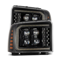 AlphaRex 05 - 07 Ford Super Duty/Excursion NOVA - Series LED Projector Headlights Alpha - Blk w/Activ Ligh - My Store