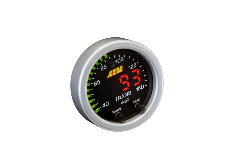 AEM X - Series Temperature 100 - 300F Gauge Kit (ONLY Black Bezel and Water Temp. Faceplate) - My Store