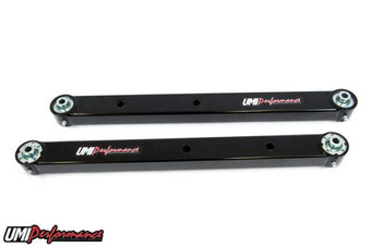 compare product UMI Performance 64-72 A-Body Boxed Lower Control Arms- w/ Dual Roto-Joints