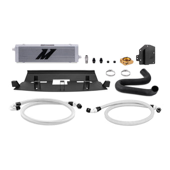 compare product Mishimoto 18+ Ford Mustang GT RHD Oil Cooler Kit Silver Thermostatic