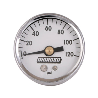 compare product Moroso Oil Pressure Gauge - 0-120lbs - 1.5in Diameter