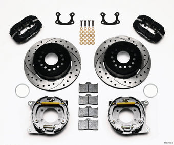compare product Wilwood Forged Dynalite P/S Park Brake Kit Drilled Small Ford 2.66in Offset