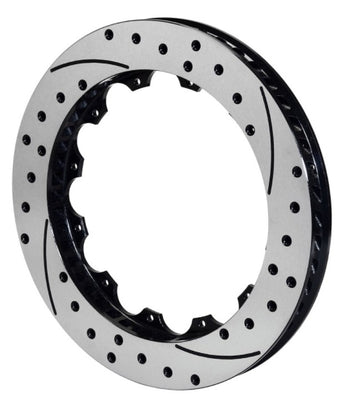 compare product Wilwood Rotor-SRP48 SPC-37-RH-BLK-Drill 12.44 x 1.19 - 12 on 7.00in