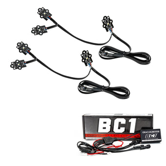 compare product Oracle 20-21 GMC Sierra 2500/3500 HD RGB+W Headlight DRL Kit - w/ BC1 Controller