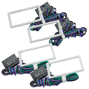 compare product Oracle Ford F-150 15-17 Projector Headlight Halo Kit - ColorSHIFT w/o Controller