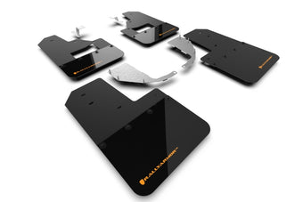 compare product Rally Armor 21-25 Ford Bronco (Steel Bmpr + RB - NO Rptr/Sprt) Blk Mud Flap w/Cy Orange Logo