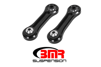 compare product BMR 15-17 S550 Mustang Rear Lower Control Arms Vertical Link (Delrin/Bearing) - Black
