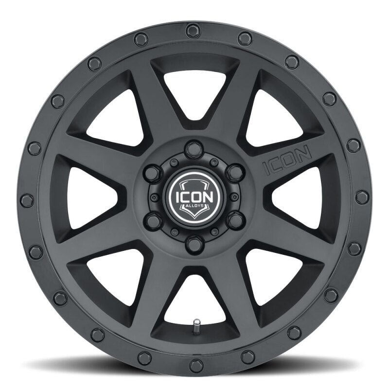 ICON Rebound 18x9 6x135 6mm Offset 5.25in BS 87.1mm Bore Double Black Wheel - My Store
