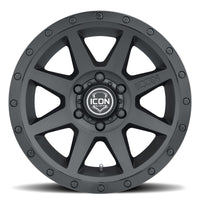 ICON Rebound 18x9 6x135 6mm Offset 5.25in BS 87.1mm Bore Double Black Wheel - My Store