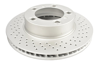 compare product DBA 05-06 Porsche Boxster S (w/Iron Rotor) Coupe Front Right En-Shield OE Drilled Rotor