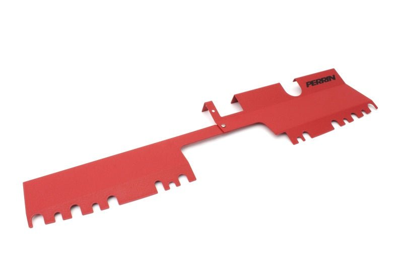 PERRIN 15 - 21 Subaru WRX/STI Radiator Shroud (With OEM Intake Scoop) - Red - My Store