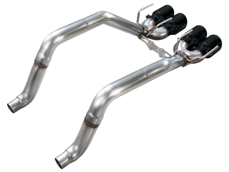 AWE Tuning 05 - 07 C6 Chevrolet Corvette 6.0L Track Edition Axle - Back Exhaust w/ Diamond Black Tips - My Store