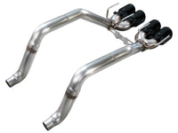 AWE Tuning 05 - 07 C6 Chevrolet Corvette 6.0L Track Edition Axle - Back Exhaust w/ Diamond Black Tips - My Store