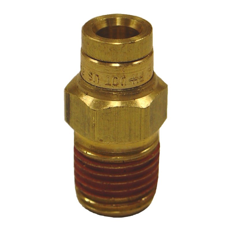 Firestone Male Connector 3/8in. Push - Lock x 1/4in. NPT Brass Air Fitting - 25 Pack (WR17603104) - My Store