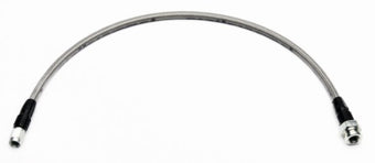 compare product Wilwood 16.5in OAL Flexline -3 Hose to M10 by 1.00 IF