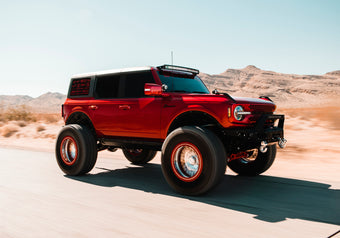 compare product Belltech 2021+ Ford Bronco Performance Handling 4in-7.5in Lift Lift Kit