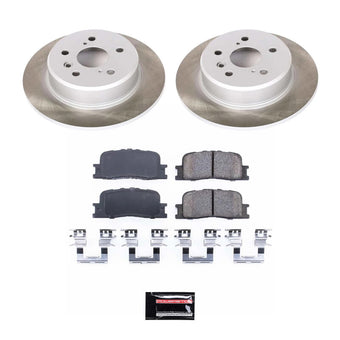 compare product Power Stop 01-03 Toyota Highlander Rear Semi-Coated Rotor Kit