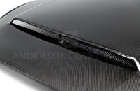 Anderson Composites 15 - 17 Ford Mustang (Excl. GT350/GT350R) Super Snake Double Sided Hood - My Store