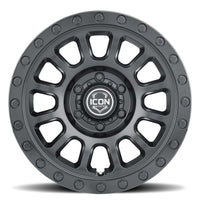 ICON Hulse 17 X 8.5 / 6 X 5.5 / 25mm Offset / 5.75in BS Double Black - My Store