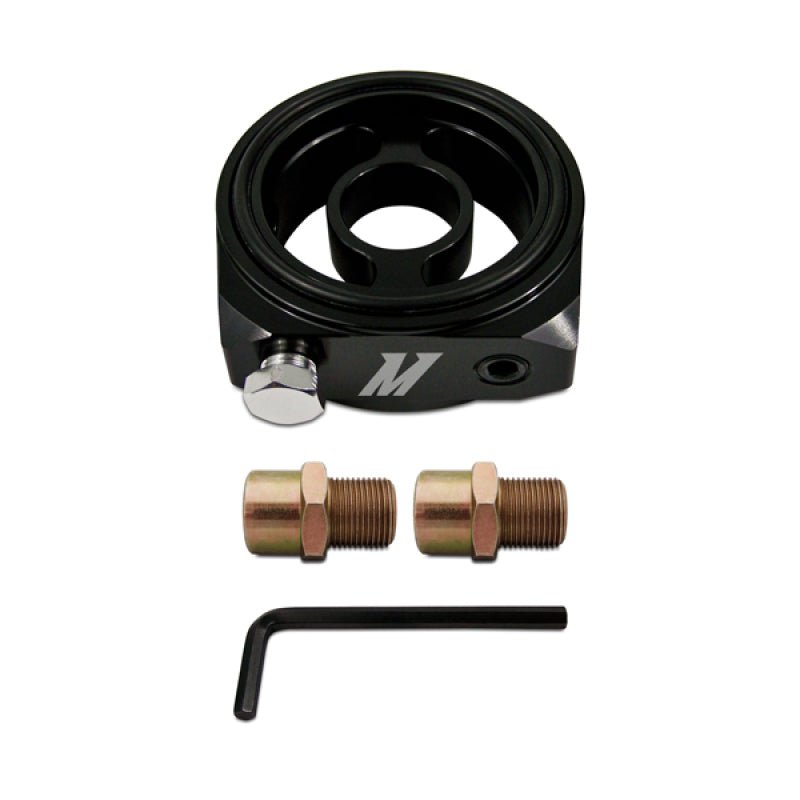 Mishimoto Oil Sandwich Plate Adapter with 3 x 1/8in NPT Ports - My Store