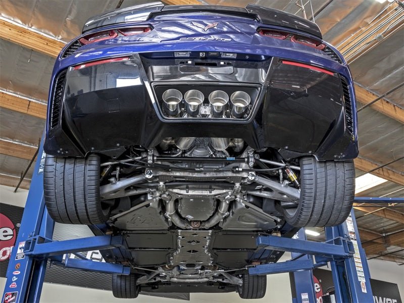 aFe MACHForce XP 3in - 2 1/2in Axle Back 304SS Exhaust w/ Polished Tips 15 - 17 Chevy Corvette Z06 - My Store