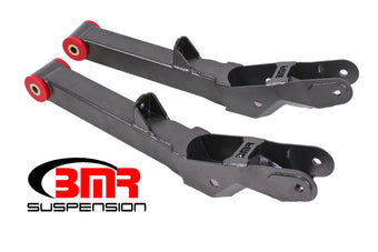 compare product BMR 10-15 5th Gen Camaro Rear Lower Control Arms Non-Adj. (Polyurethane) - Black Hammertone