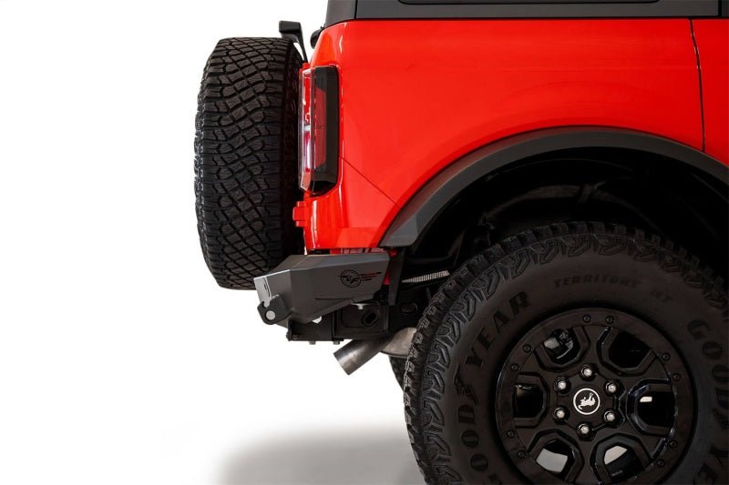 Addictive Desert Designs 2021+ Ford Bronco Rock Fighter Rear Bumper - Hammer Black - My Store