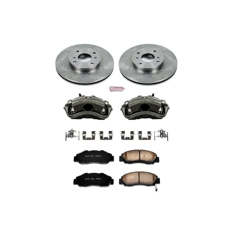 Power Stop 98 - 99 Acura CL Front Autospecialty Brake Kit w/Calipers - My Store