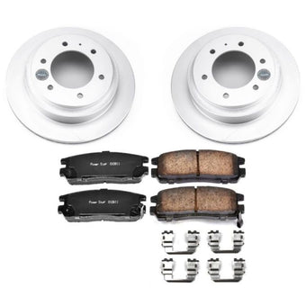 compare product Power Stop 96-99 Acura SLX Rear Z17 Evolution Geomet Coated Brake Kit