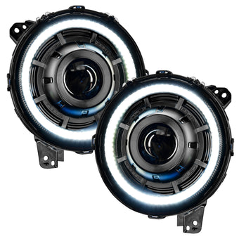 compare product Oracle Oculus Bi-LED Projector Headlights for Jeep JL/Gladiator JT - Matte Blk - 5500K