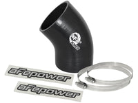 aFe Magnum FORCE CAI Univ. Silicone Coupling Kit (3in. ID / 6in. L / 45 - Deg.) Elbow Coupler - Black - My Store