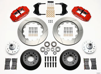 compare product Wilwood Narrow Superlite 6R Front Hub Kit 14.00in Red WWE ProSpindle