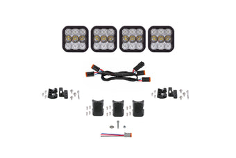 compare product Diode Dynamics SS5 Sport Universal CrossLink 4-Pod Lightbar - White Combo