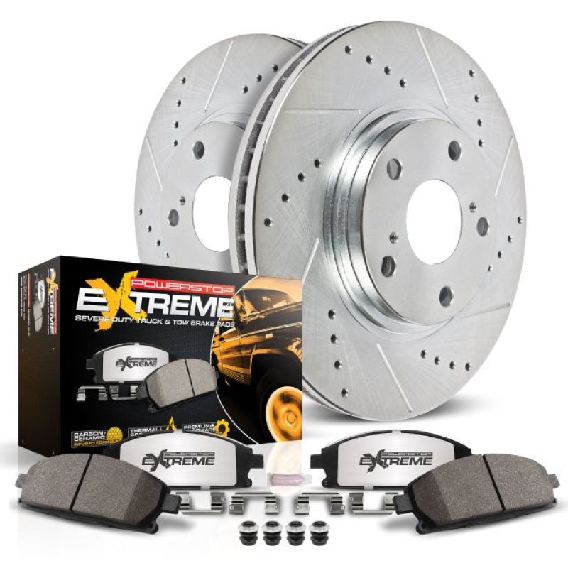 Power Stop 17 - 18 Volvo S90 Rear Z36 Truck & Tow Brake Kit - My Store